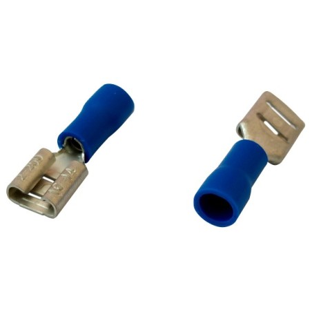 Końcówka nasuwka izolowana 1.5-2.5mm 0.8-6.35 10 sztuk