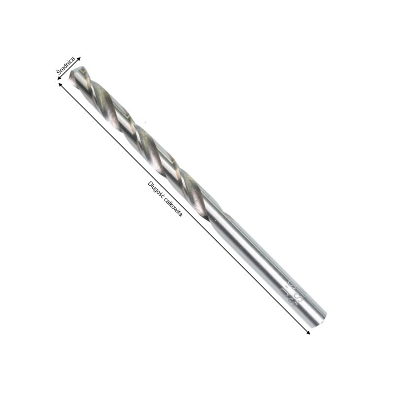 Wiertło do metalu hss-g 10.0mm din338 5szt