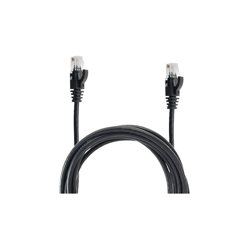 Kabel utp 6e 2.0m czarny