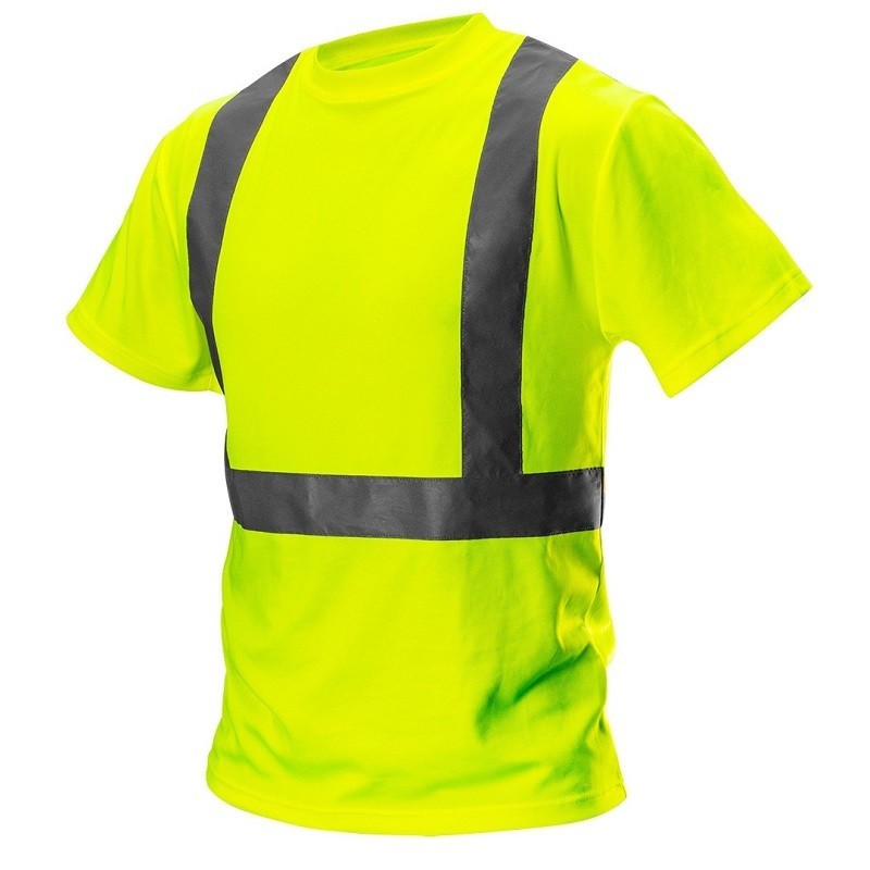 Koszulka t-shirt ostrzegawczy żółty rozmiar l