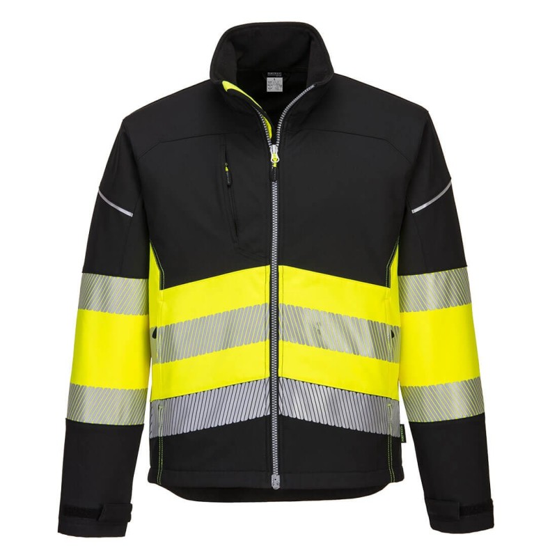 Kurtka ostrzegawcza softshell  pw375bky rozmiar xl