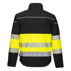 Kurtka ostrzegawcza softshell  pw375bky rozmiar xl
