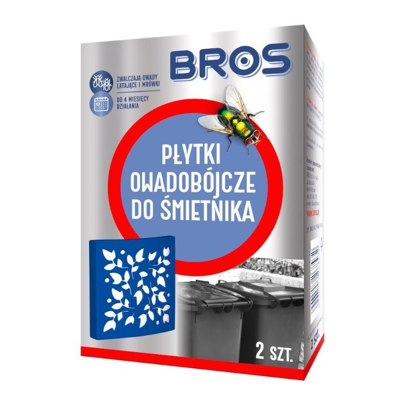 Płytki owadobójcze do śmietnika 2 szt.