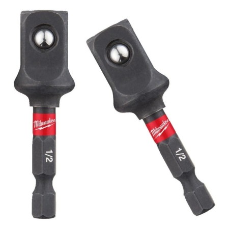 Adapter nasadek i bitów z 1/4'' hex na 1/2'' kwadrat 55mm