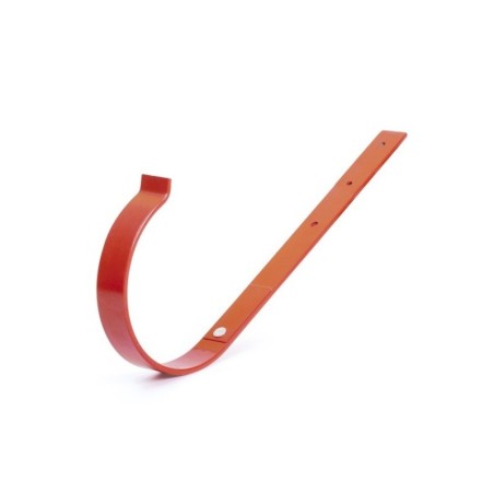 Hak rynnowy prosty 125 mm ceglasty bryza