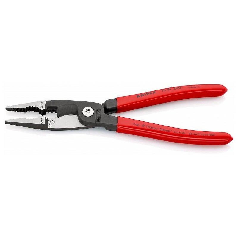 Szczypce do prac elektroinstalacyjnych 200 mm, 6w1