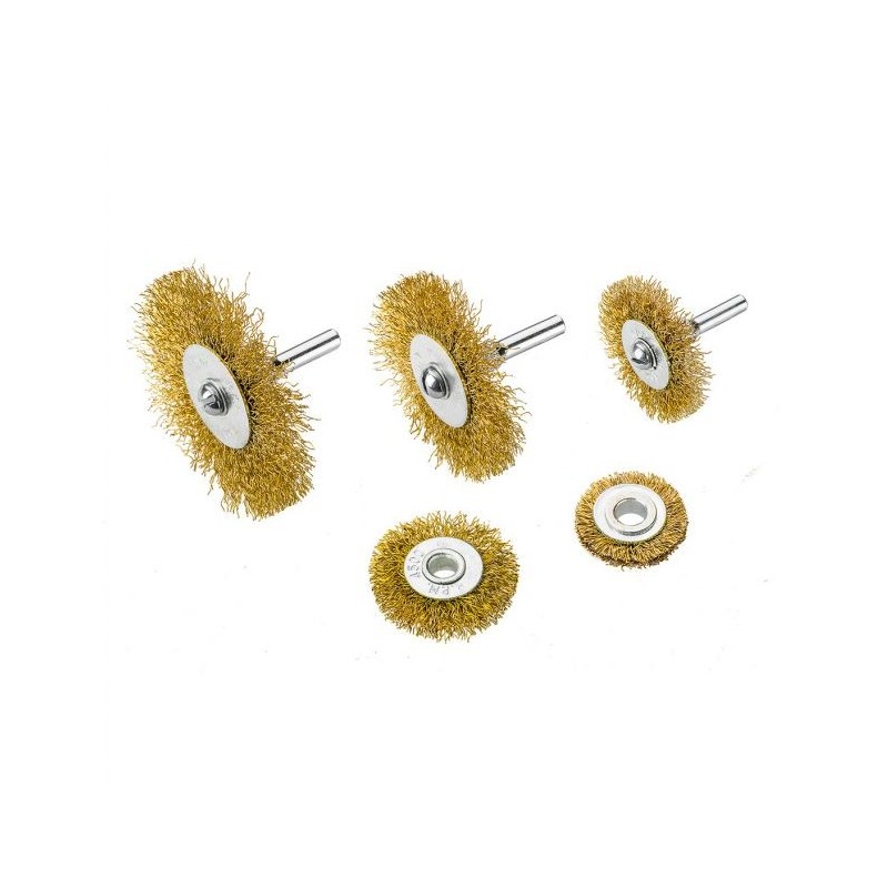 Szczotki druciane do wiertarki 5 sztuk