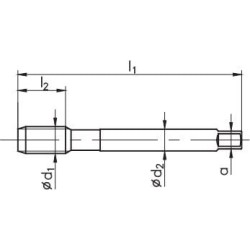 Gwintownik maszynowy din 376 hss m5