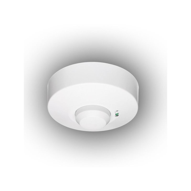 Czujnik ruchu mikrofalowy biały 360 st. 1200w 8 metrów ip20