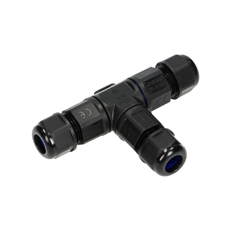 Konektor kablowy trójnik t ip68, max. 3x4mm2, 450v/25a