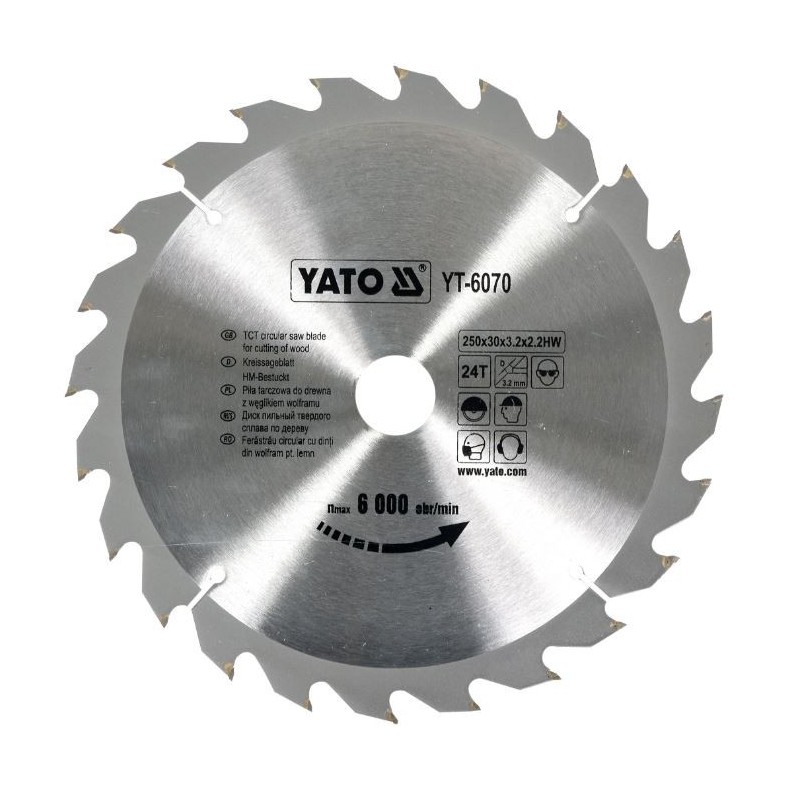 Tarcza widiowa 250x24tx30mm