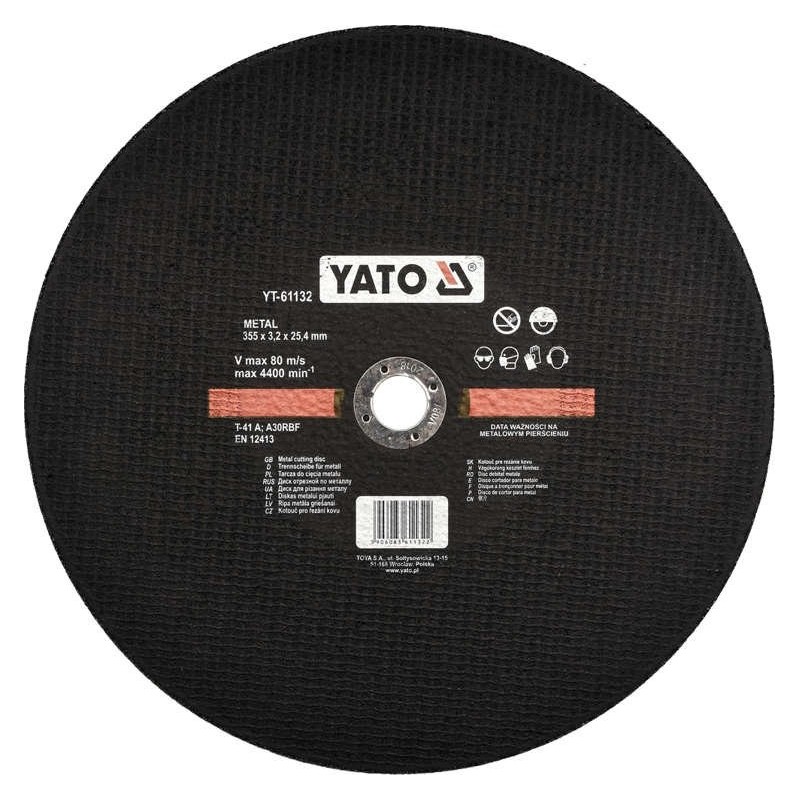 Tarcza do metalu 355x3.2x25.4mm