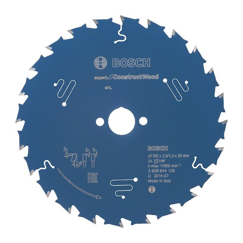 Tarcza pilarska expert cw h 160x20-24