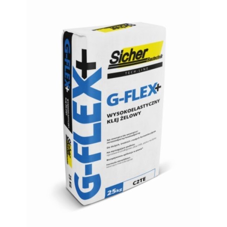 Żelowy klej do glazury, terakoty i gresu g-flex+ c2te