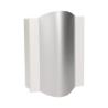Dzwonek elektromechaniczny dwutonowy 230v biało-sr ton color