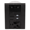 Dzwonek elektromechaniczny dwutonowy 230v czar-sre ton color