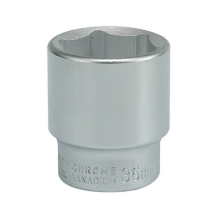 Nasadka krótka chromowana 6-kątna 3/4'' 36mm