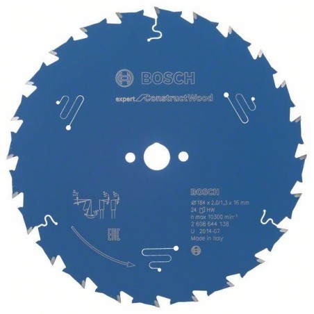 Tarcza pilarska expert cw h 184x16-24