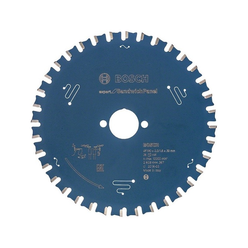 Tarcza pilarska expert sh h 190x30-36