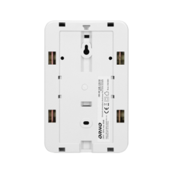 Dzwonek elektromechaniczny dwutonowy 230v biały brevis maxi