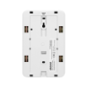 Dzwonek elektromechaniczny dwutonowy 230v biały brevis maxi
