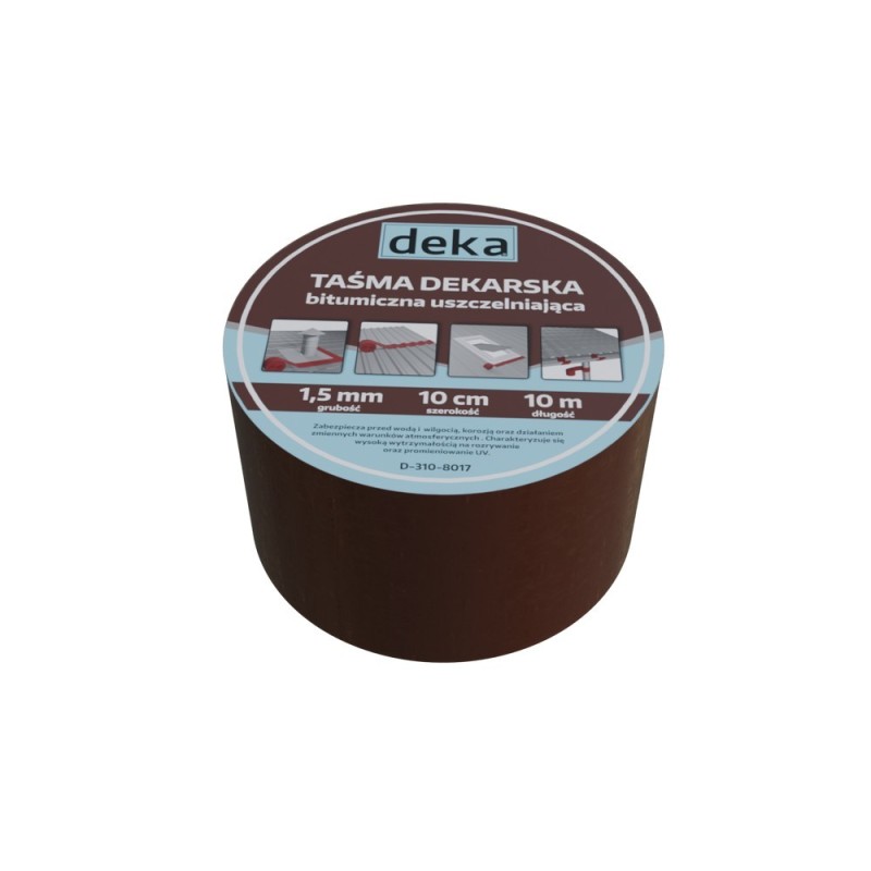 Taśma uszczelniająca dekarska 10cmx10mb brązowy