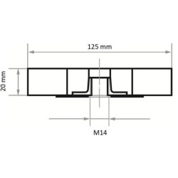 Ściernica tarczowa listkowa lsl 125020 ig.m14 nk 40