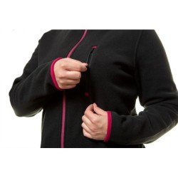 Bluza polarowa damska czarna, rozmiar m
