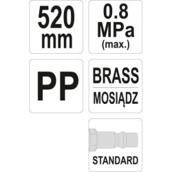 Pistolet do przedmuchiwania 520mm