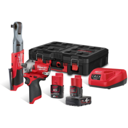 Zestaw combo kit m12fiwf12 + m12fir12 1x2.0ah 1x4.0ah