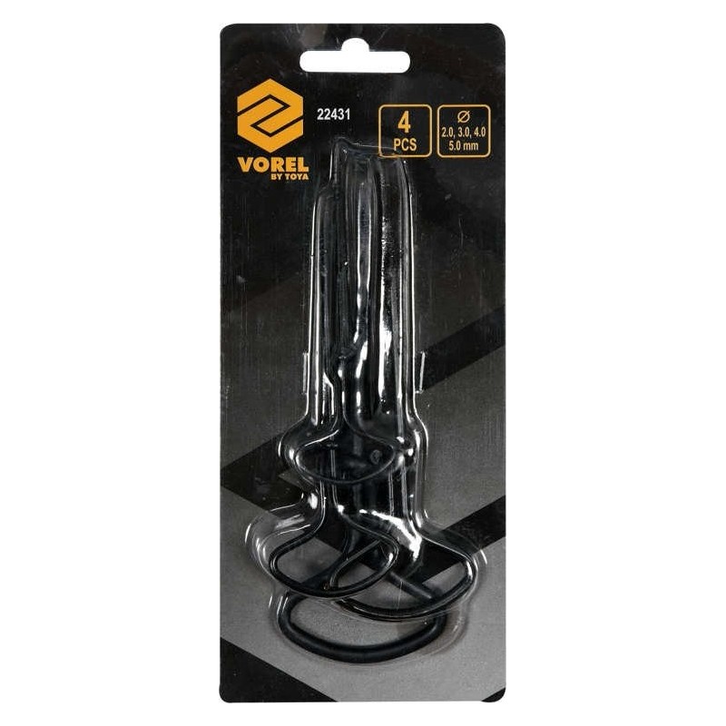 Świderki ręczne kpl.4szt