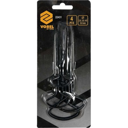 Świderki ręczne kpl.4szt