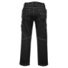 Spodnie ochronne do pasa, czarne, bojówki pw304bkr,r.30-eu46