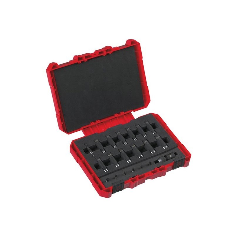 Zestaw nasadek 1/4'' bity adaptery 21szt