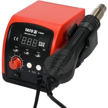 Stacja lutownicza hot air 750w z wyświetlaczem led