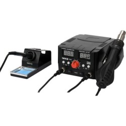 Stacja lutownicza cyfrowa 75w, hot air, wyświetlacz