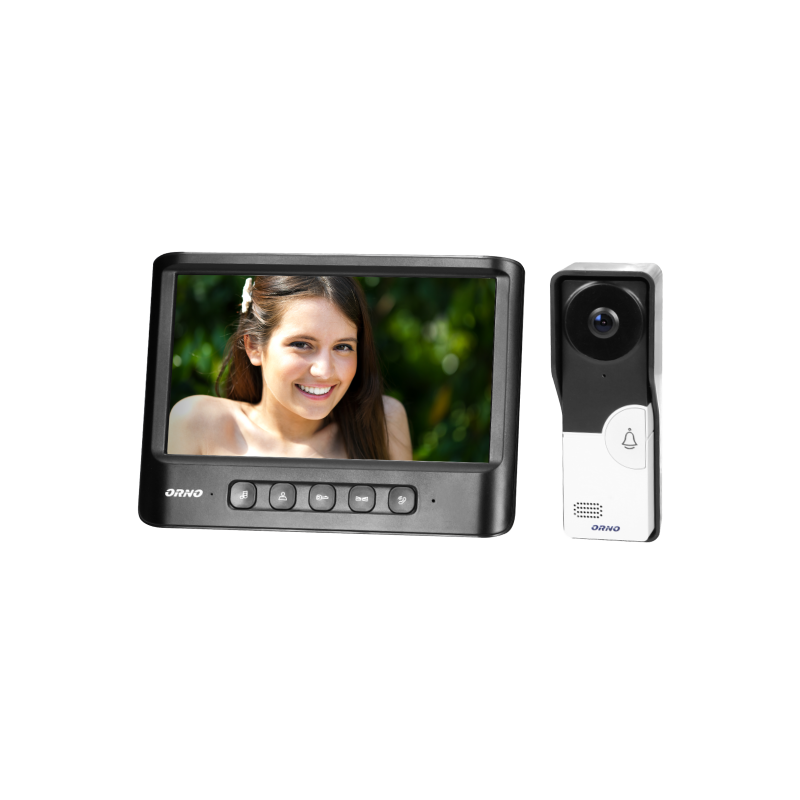 Wideodomofon bezsłuchawkowy lcd 7' czarny imago