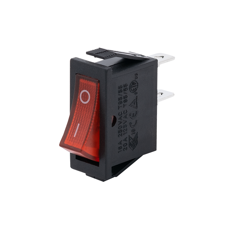 Wyłącznik dwubiegunowy mini podświetlany