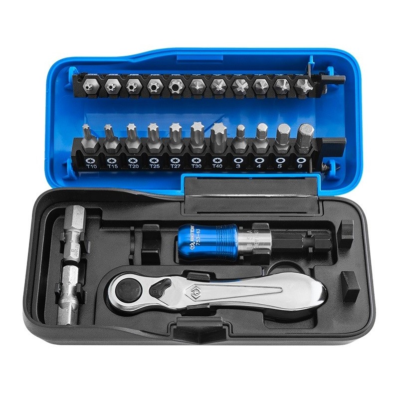 Zestaw bitów z grzechotką 1/4'' 26 elementów