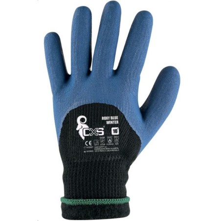 Rękawice powlekane, ocieplane cxs roxy blue winter 10