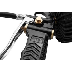Pistolet do pompowania z manometrem o 63mm,długa końcówka