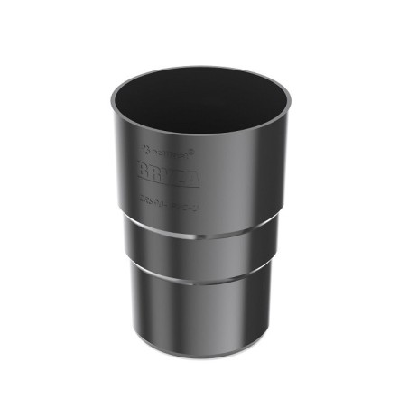 Złączka rury spustowej 90mm bryza czarny