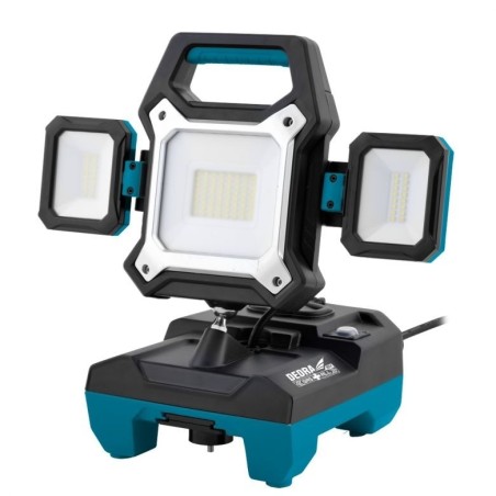 Akumulatorowa lampa warsztatowa 18v 25w 2500lm 0xah sas