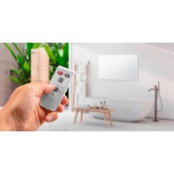 Grzejnik konwektorowy elektryczny 1500w ip24 z pilotem, wifi