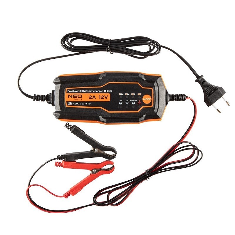 Prostownik automatyczny 2a/35w, 4-60ah, std/agm/gel/lifepo4