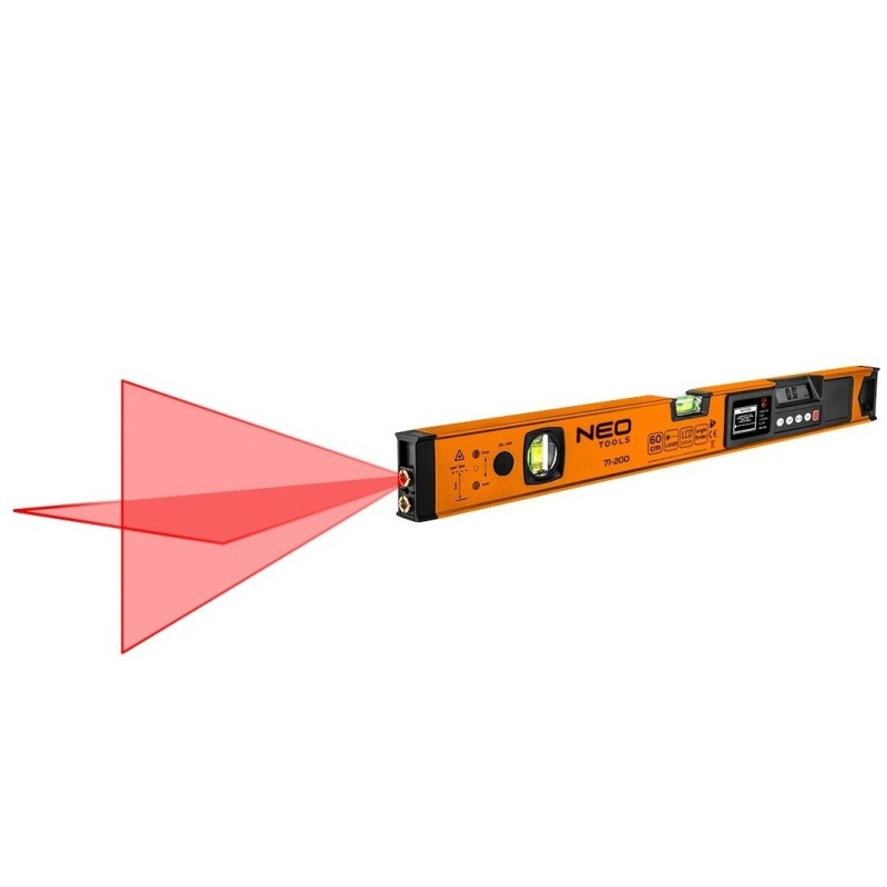 Poziomica z wyświetlaczem elektronicznym 60cm.