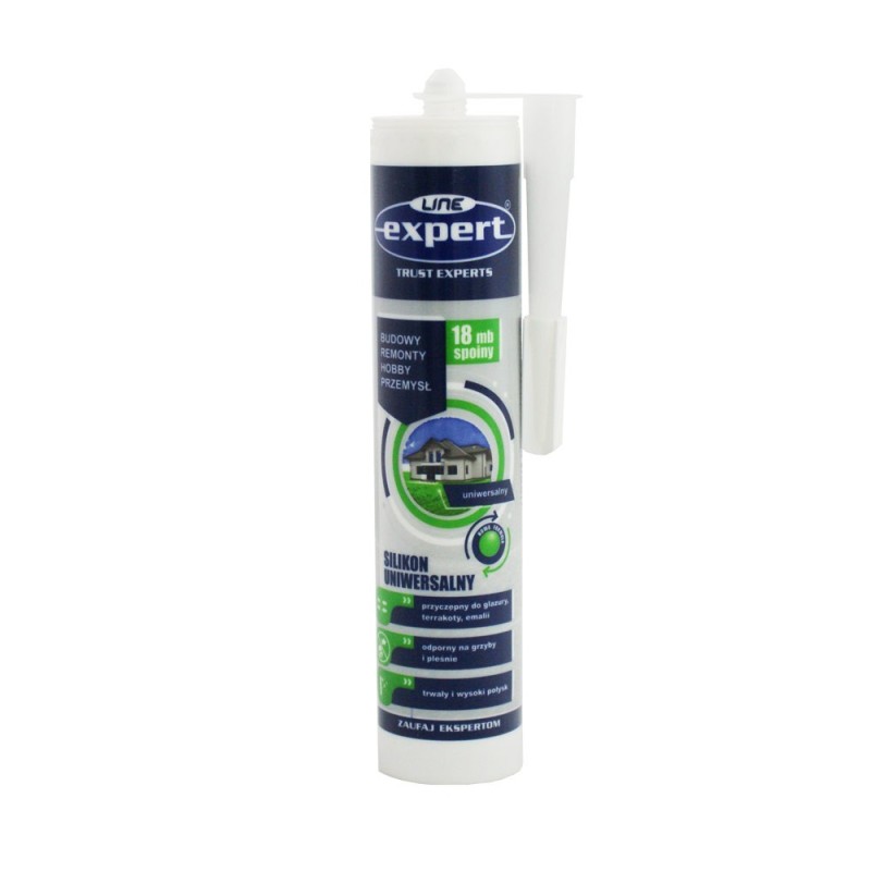 Silikon uniwersalny expert biały 280ml