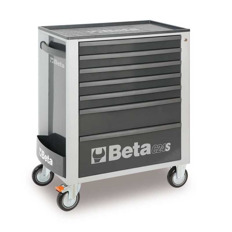 Wózek narzędziowy c24s7g szary 7 szuflad