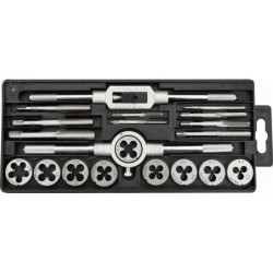 Komplet narzynek i gwintowników m3-m12 20części