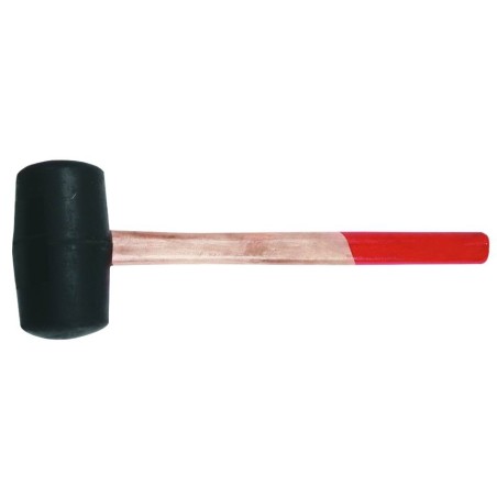 Młotek gumowy trzonek drewniany średnica 55mm 350g